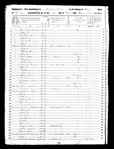 1850 United States Federal Census - Cornelia Johnson.jpg