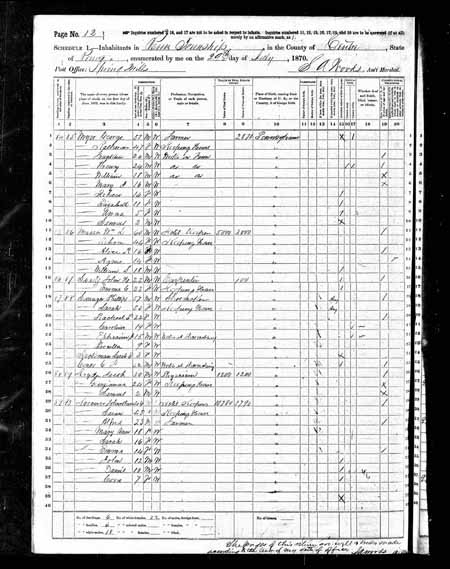 1870 United States Federal Census - Alfred Franklin Kreamer.jpg