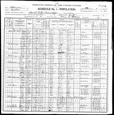1900 United States Federal Census - Laureta Ellen Van Doren.jpg