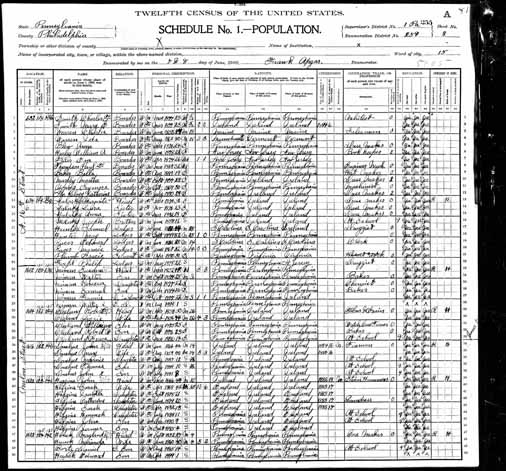 1900 United States Federal Census - Lauretta Veronica Malarkey.jpg